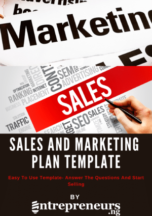 Sales and marketing plan template
