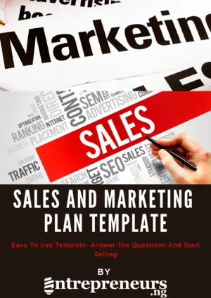 Sales and marketing plan template